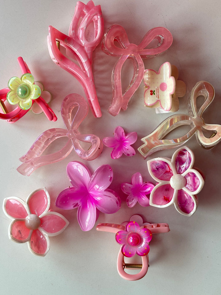 Kawaii claw clip set premium quality (12 clips)