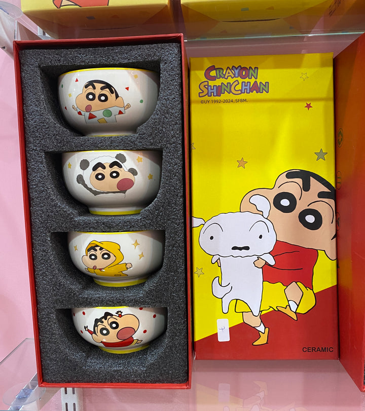 Crayon shinchan ceramic bowl set of 4