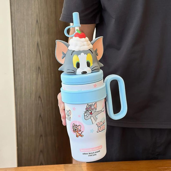 Tom and jerry themed tumbler