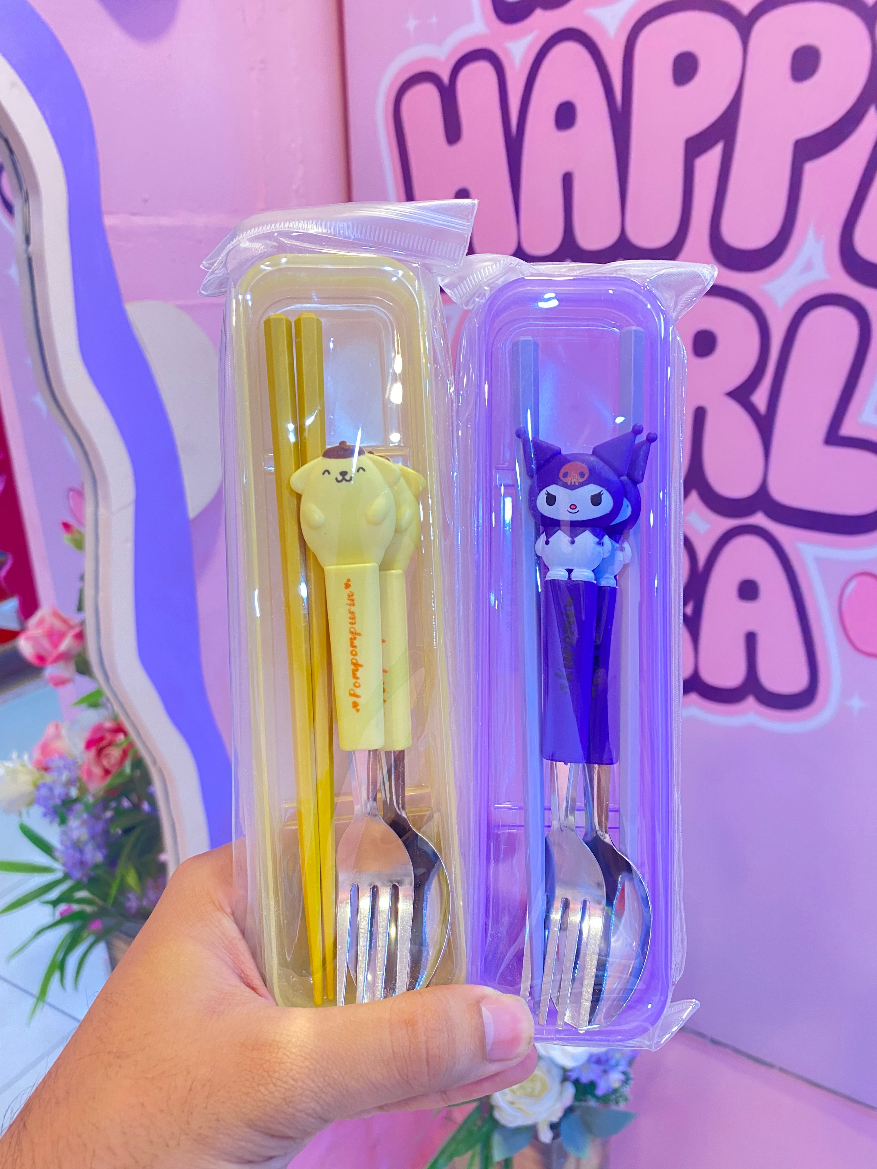 Sanrio cutlery set