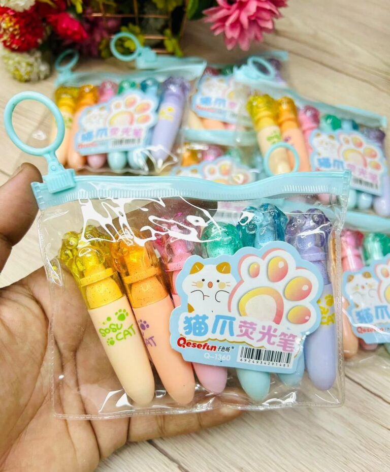 Kawaii paw highlighters