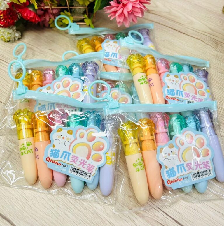Kawaii paw highlighters