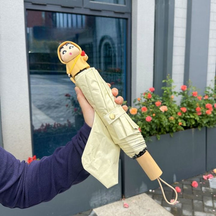Shin-chan umbrella with 3d top
