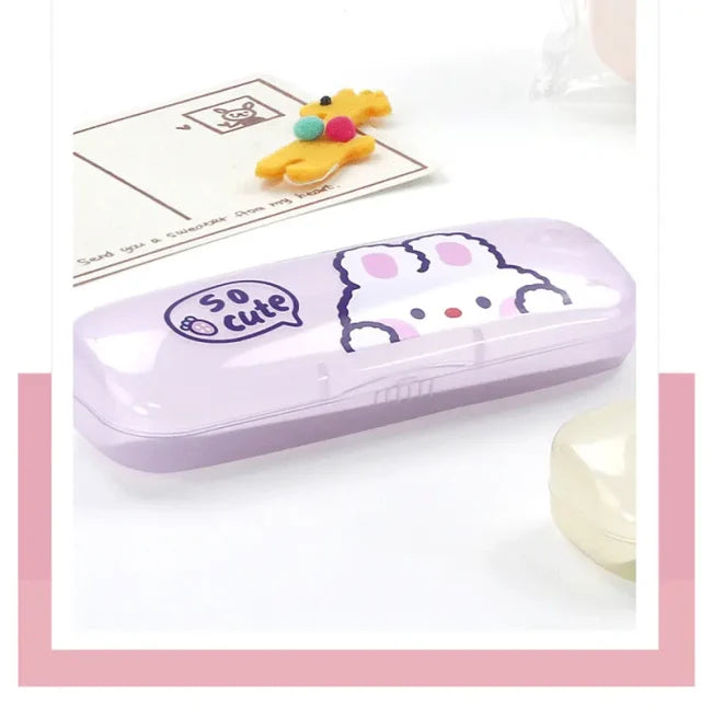 Hard spectacles case (translucent)