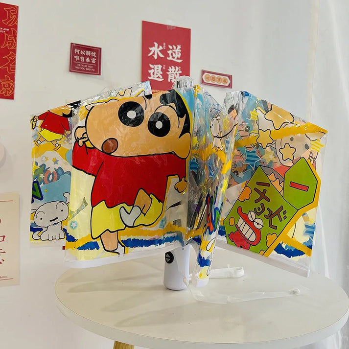 Transparent shin-chan umbrella
