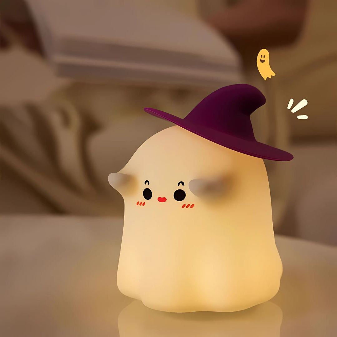 Cute ghost touch lamp