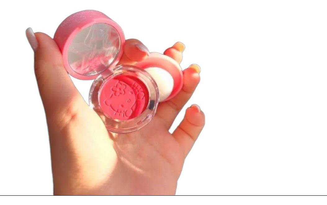Hello kitty blush with applicator