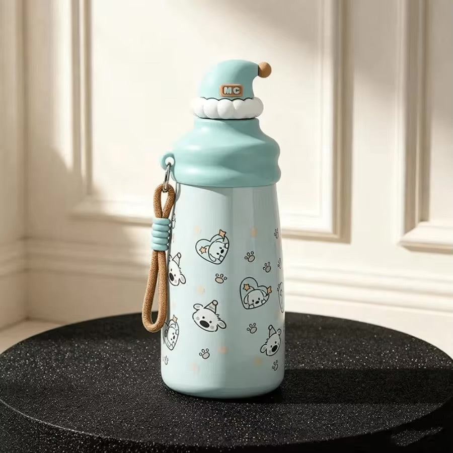 Santa cap bottle
