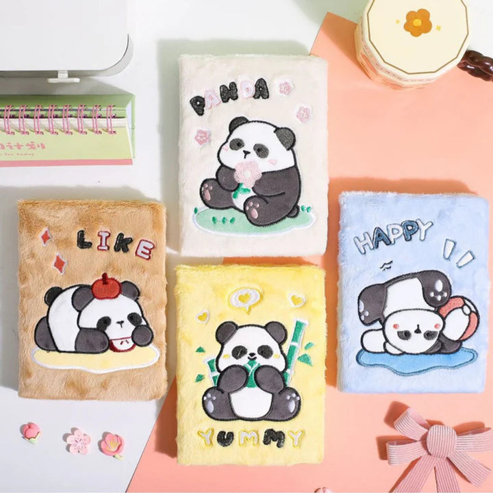 Kawaii panda notebook with box