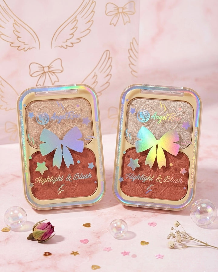 Bow blush + highlighter