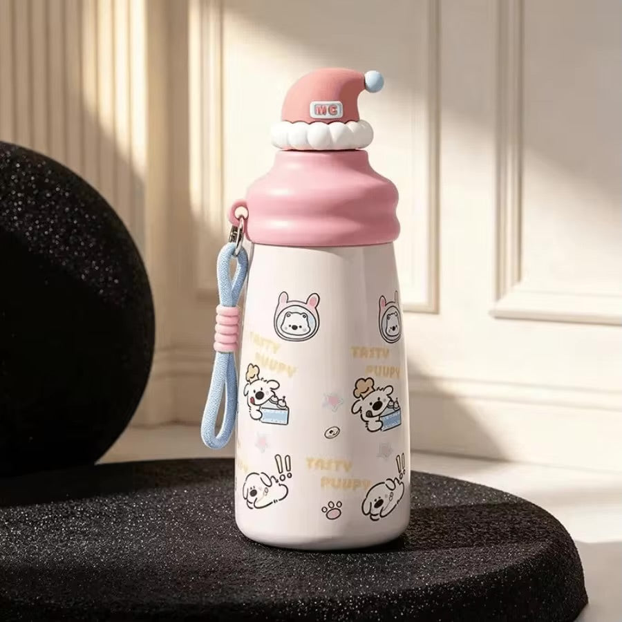 Santa cap bottle