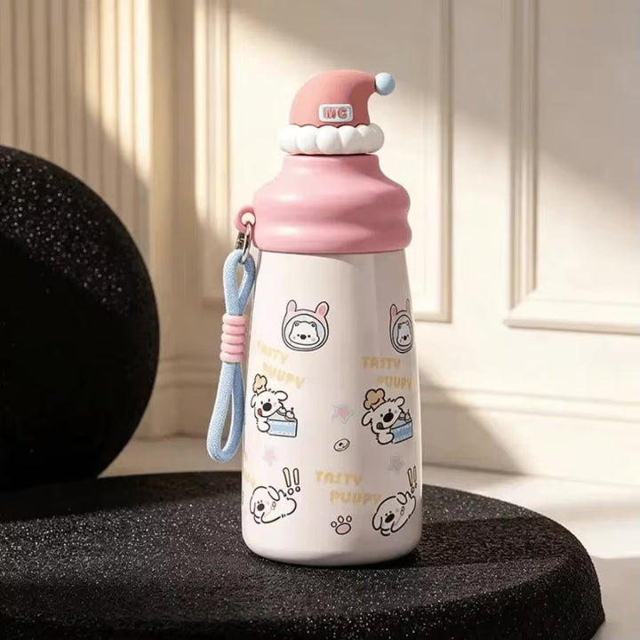 Santa cap bottle