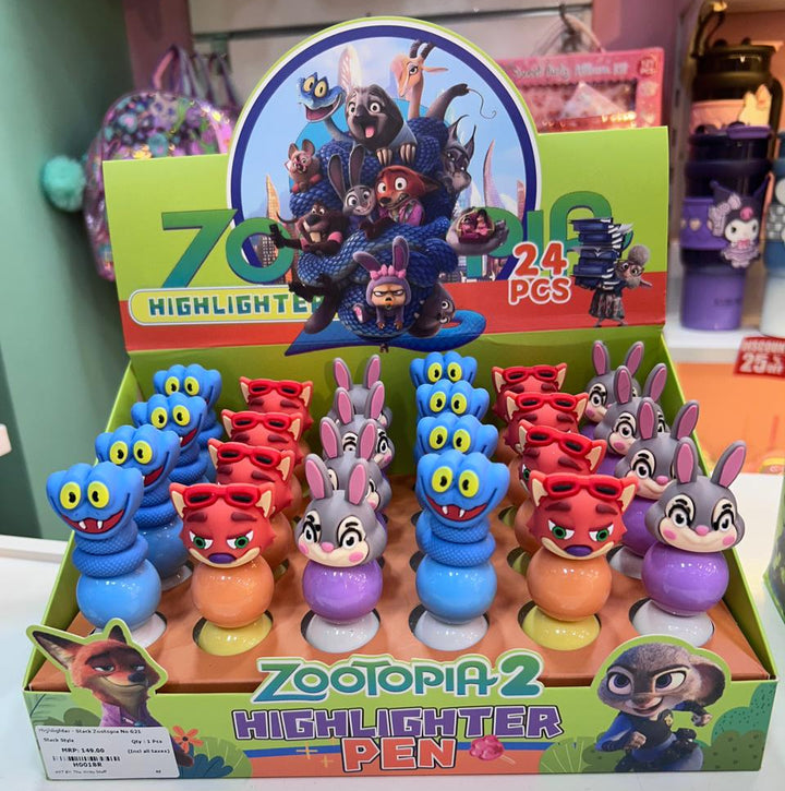 Zootopia 2 highlighter pen
