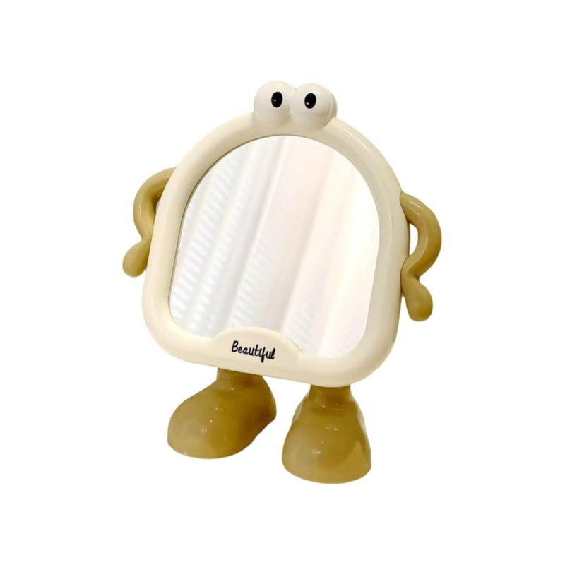 Quirky stance portable mirror