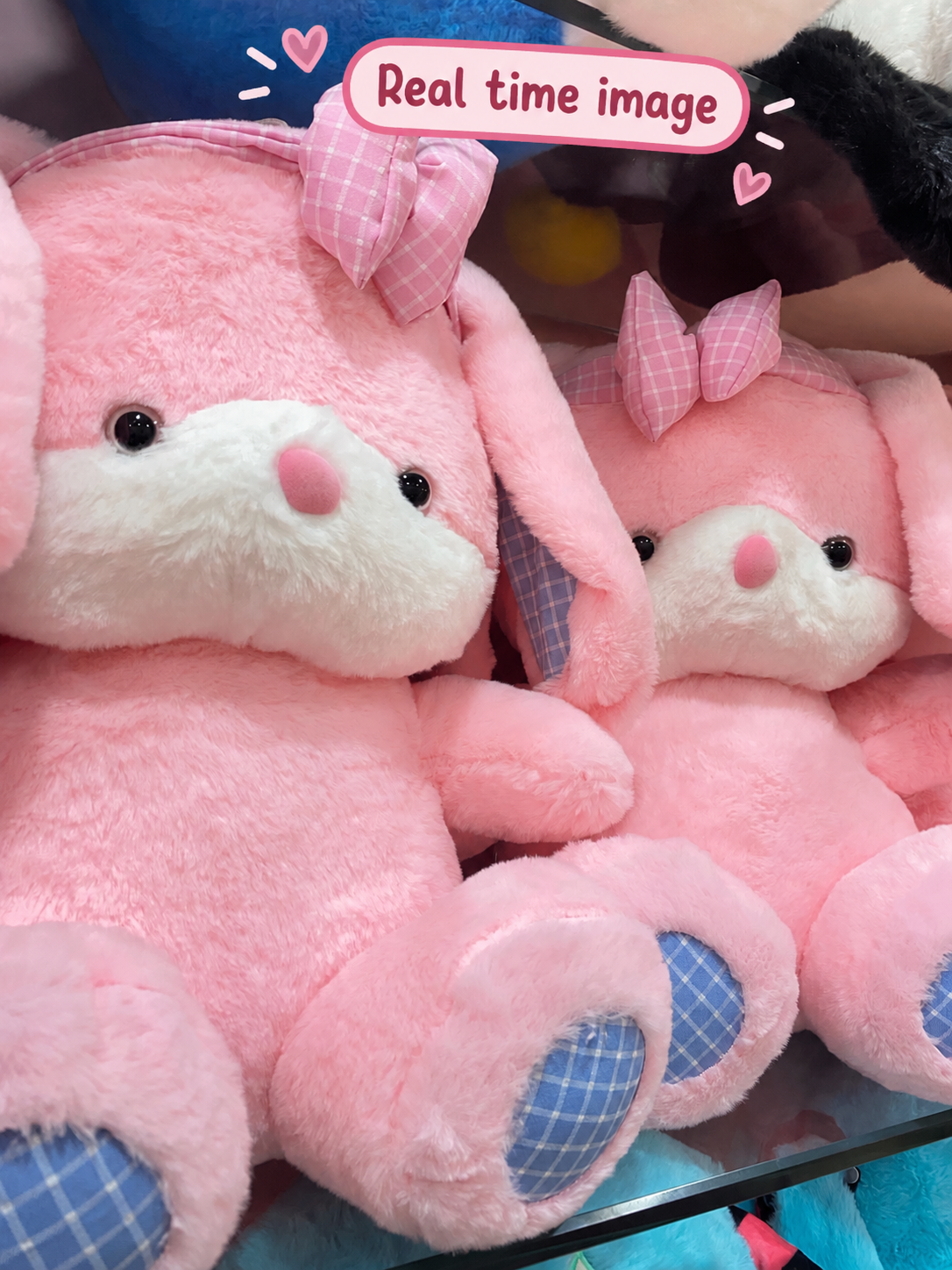 Kawaii bow rabbit plushie