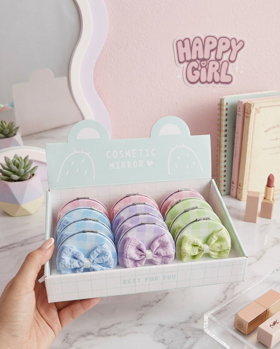 Pinteresty bow pocket mirror