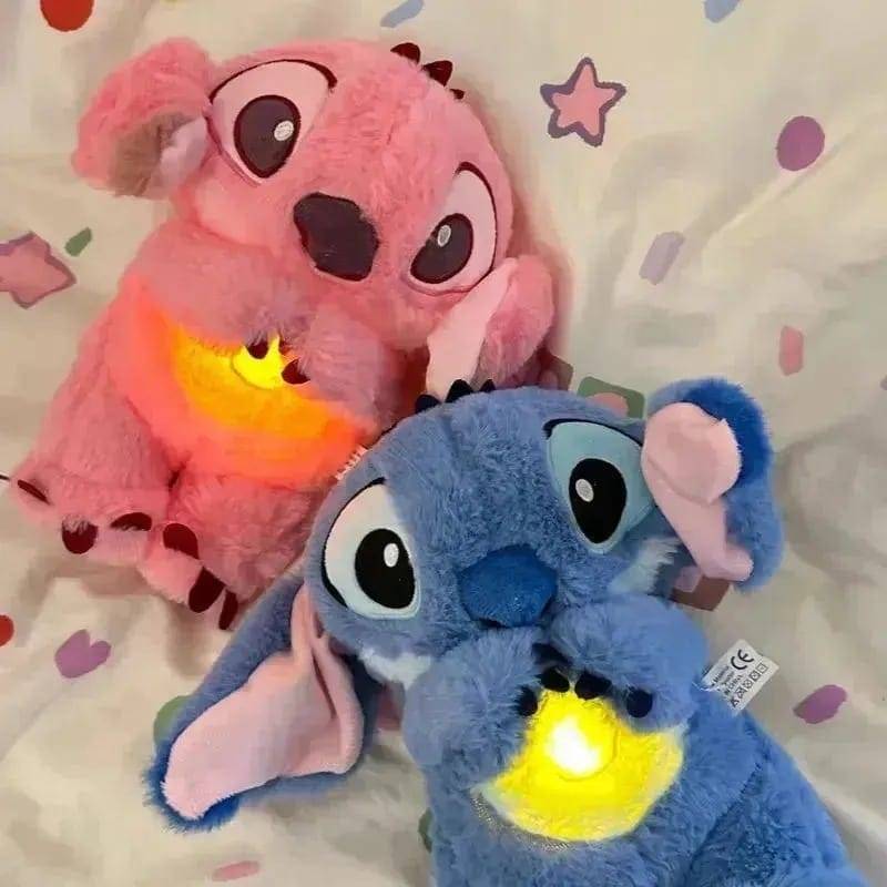 Blue breathing soft toy