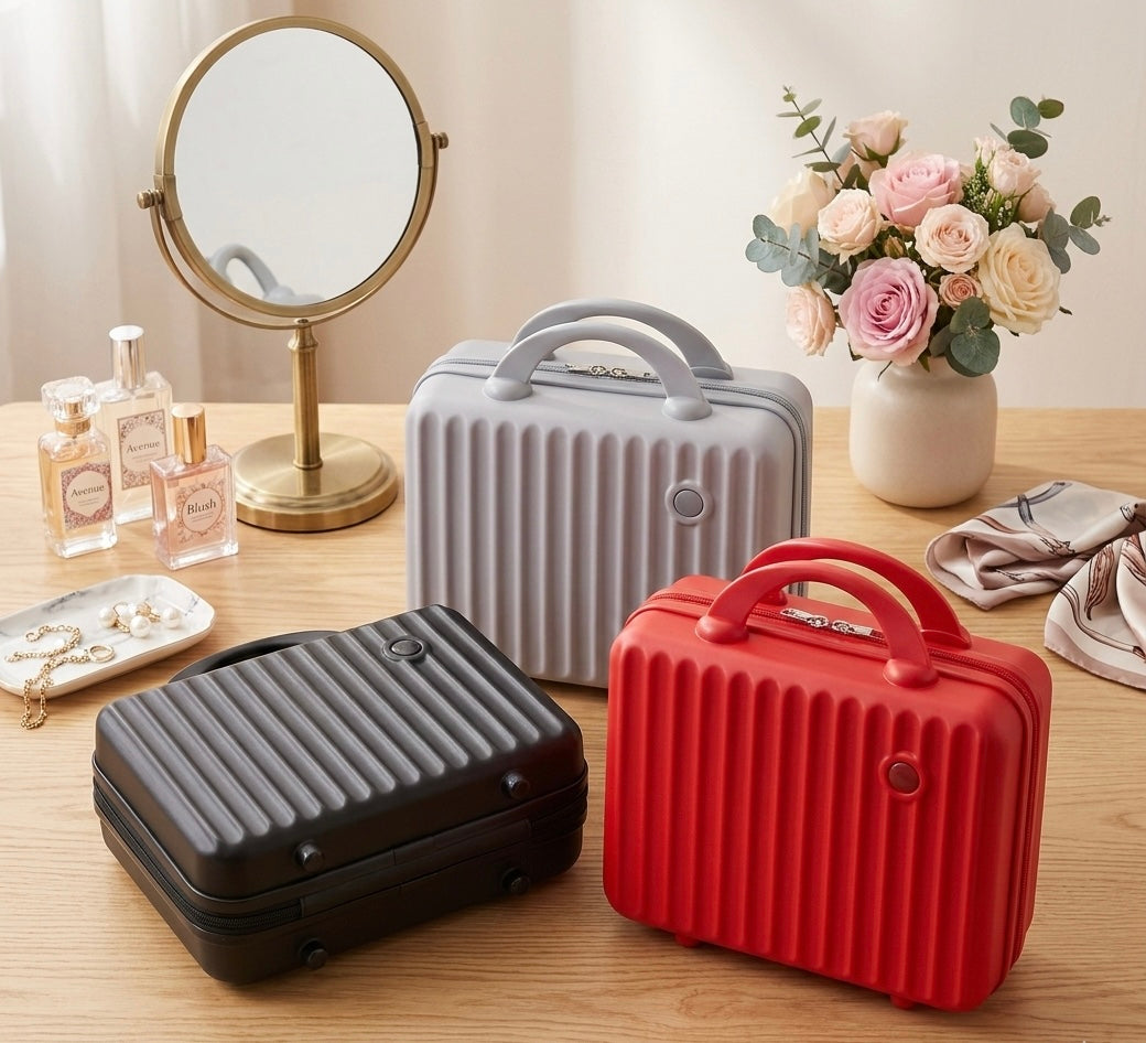 Chic vanity bag with passcode lock