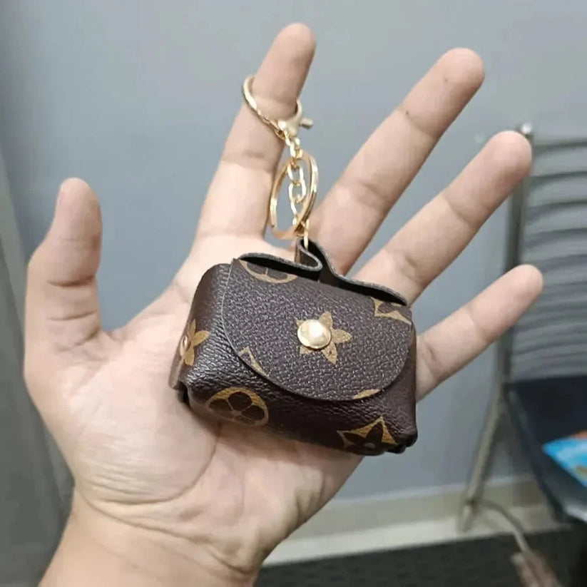 Mini coin purse keychain