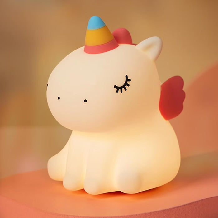 Kawaii unicorn tap lamp