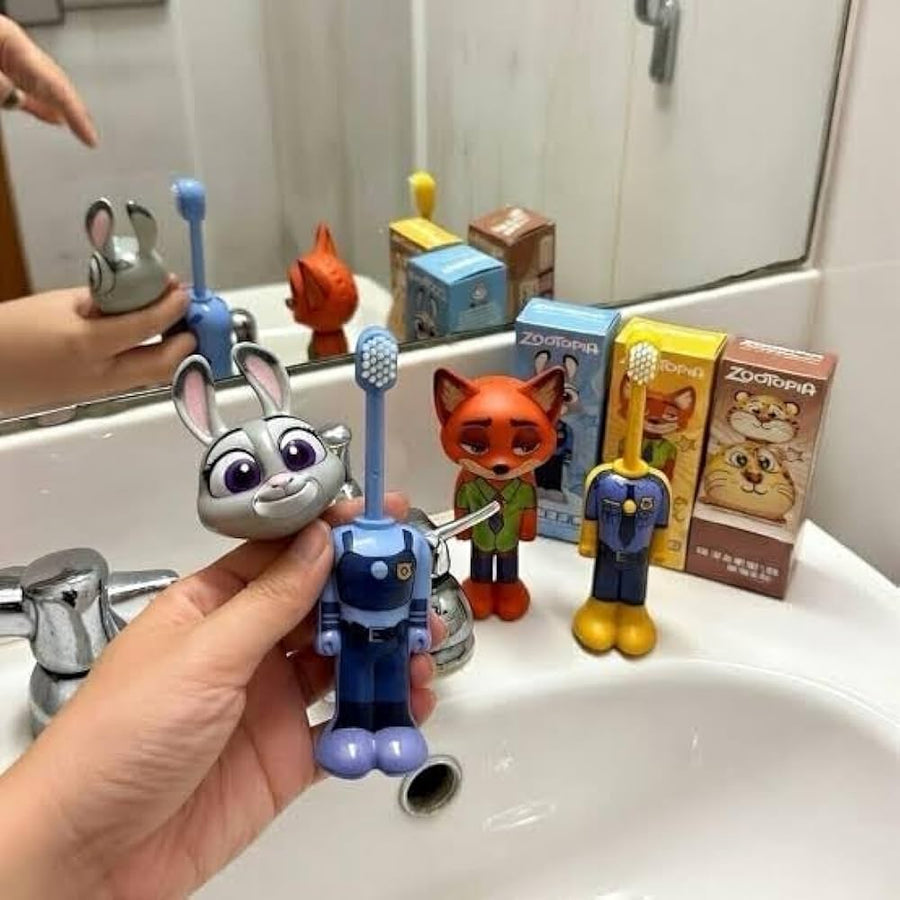 Kawaii zootopia toothbrush (with dust cover)