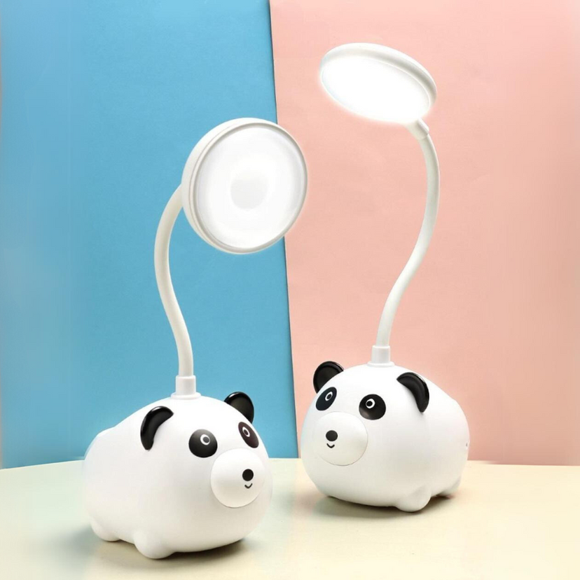 Kawaii panda lamp with pen holder
