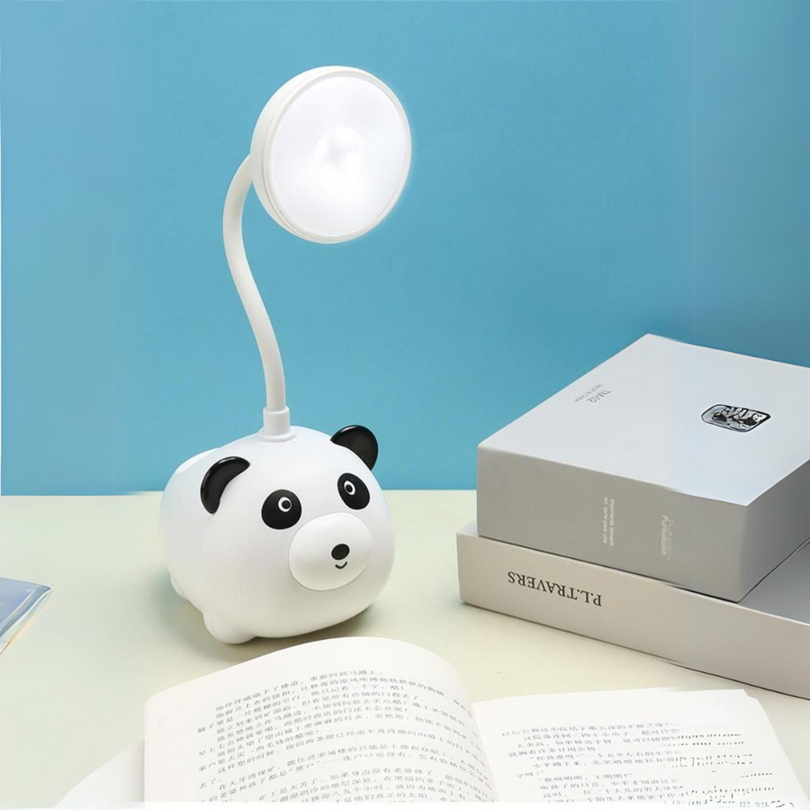 Kawaii panda lamp with pen holder