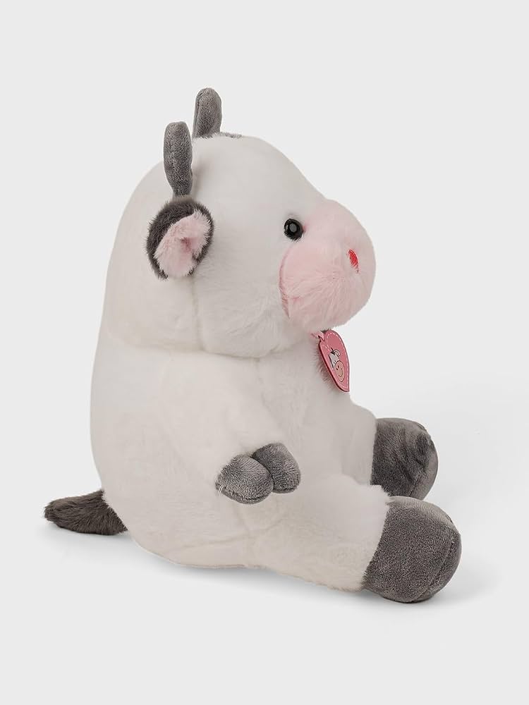 Kawaii locket cow plushie