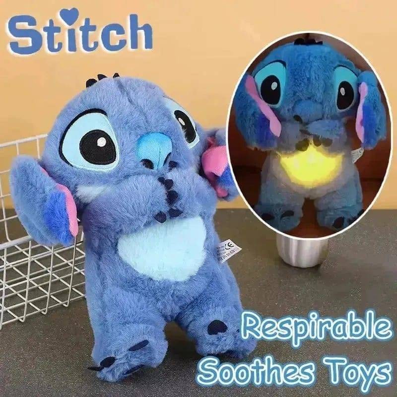 Blue breathing soft toy