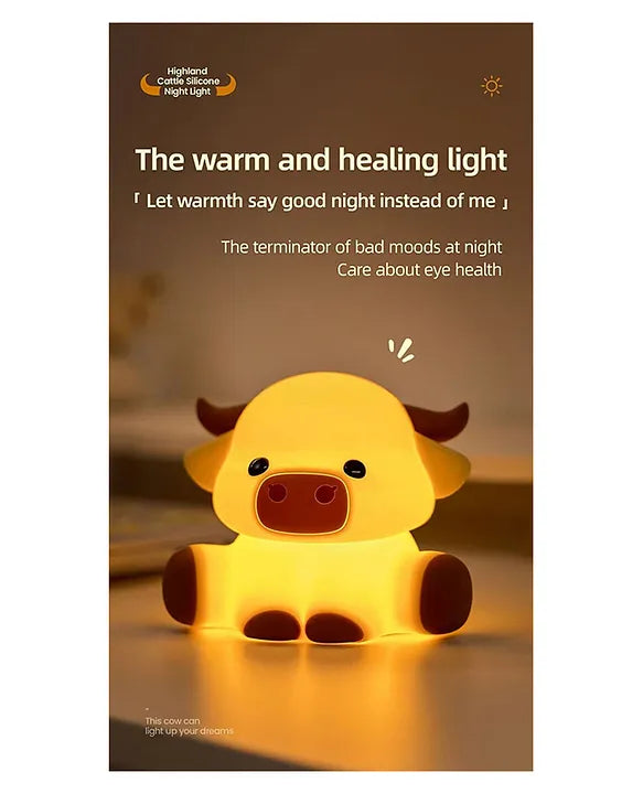 Kawaii cow touch lamp