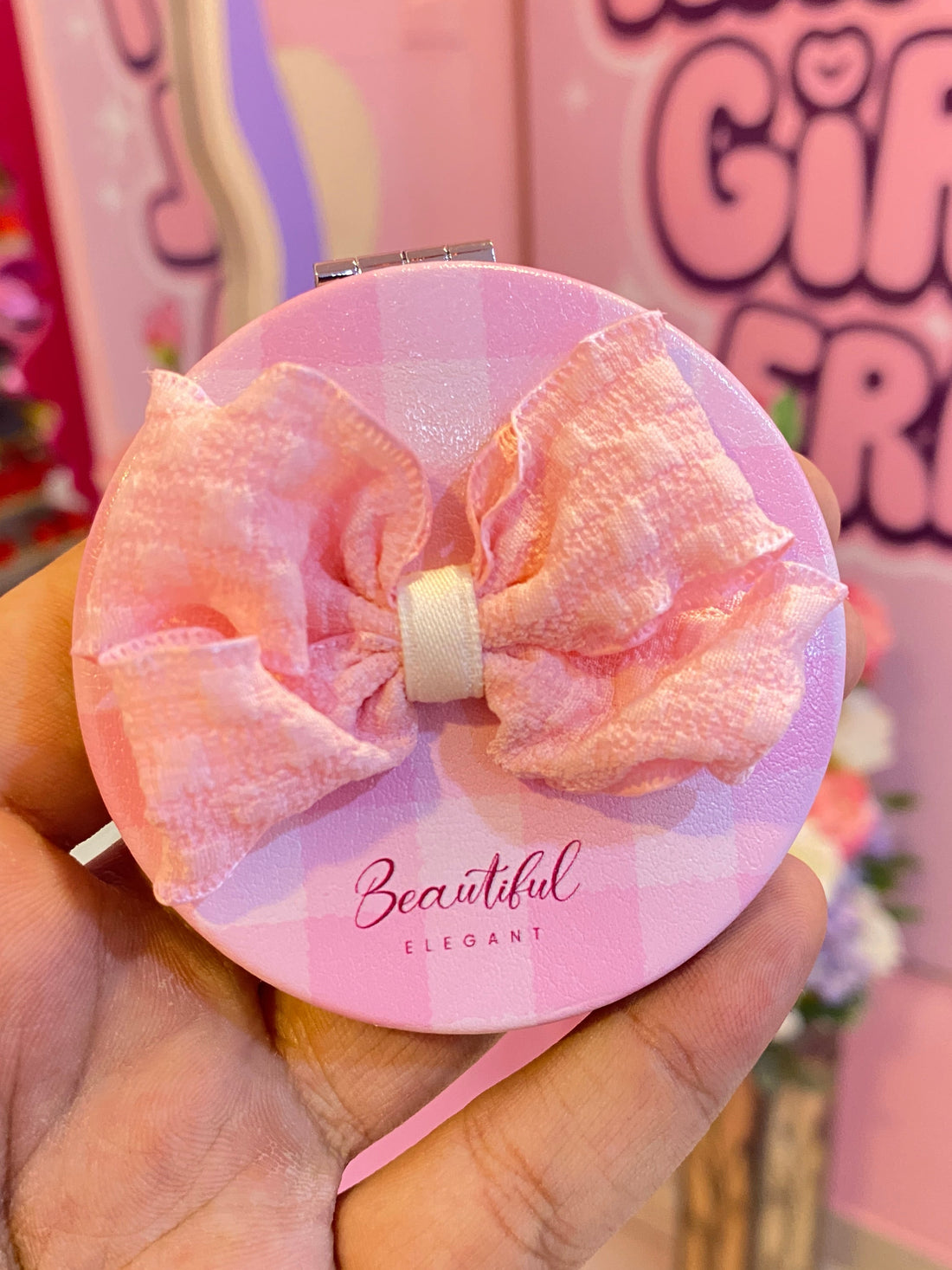Pinteresty bow pocket mirror