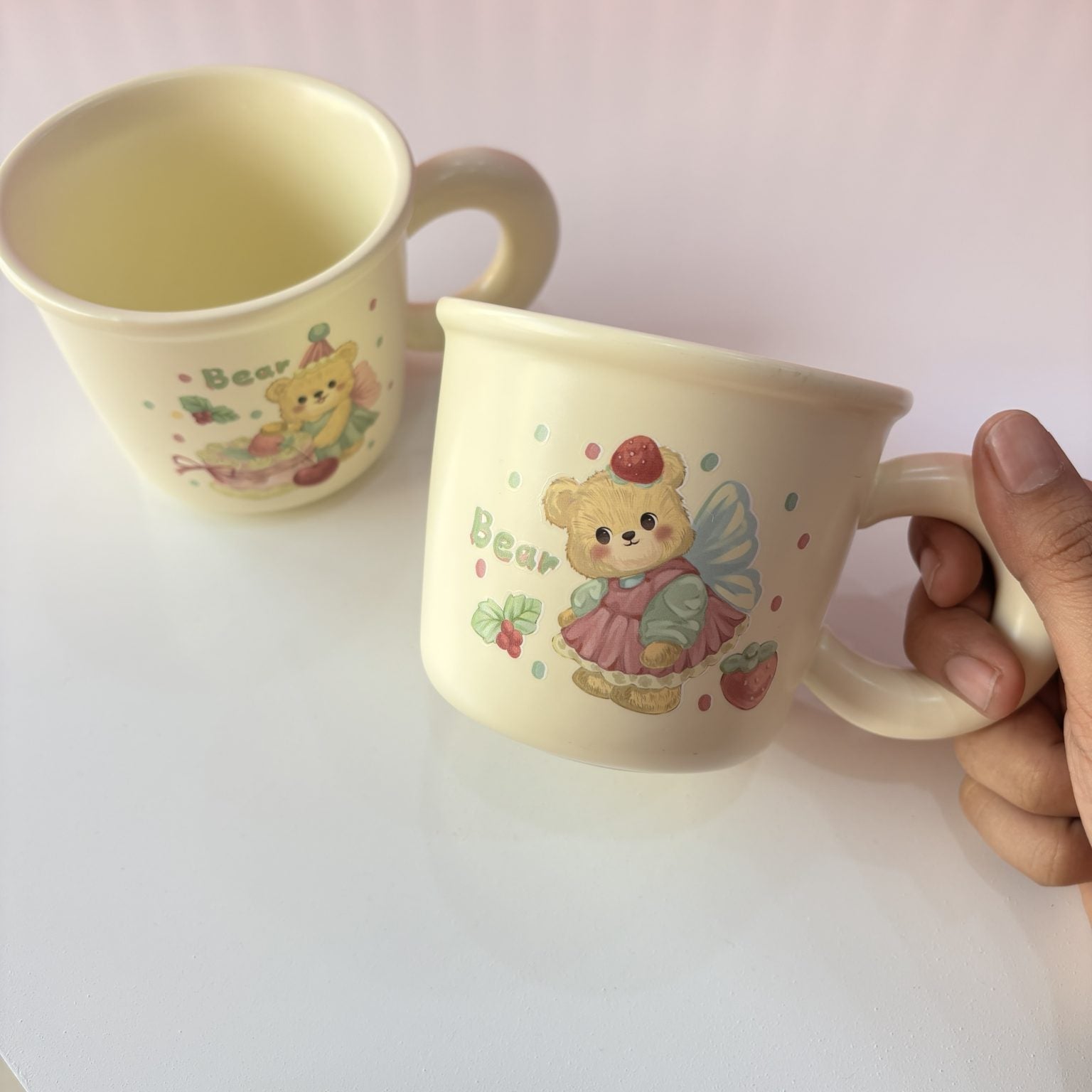 Cute fairy bear mug