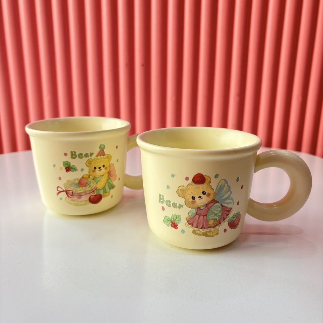 Cute fairy bear mug