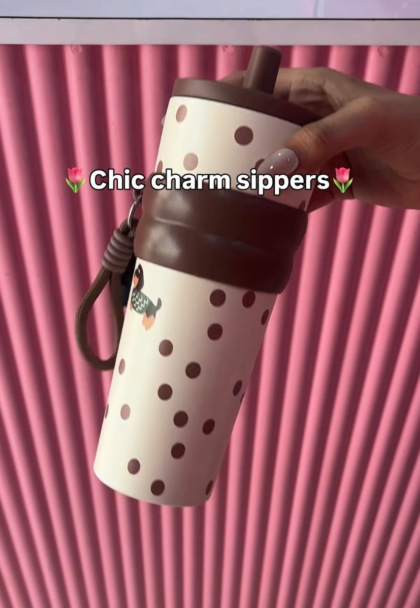 Kawaii chic charm sipper