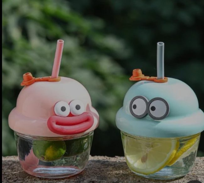 Cute mini glass sipper