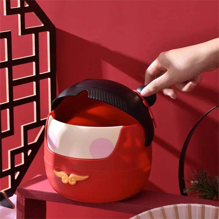 Kawaii desk dustbin
