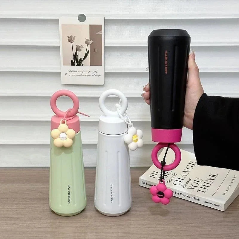 Kawaii flower charm bottle