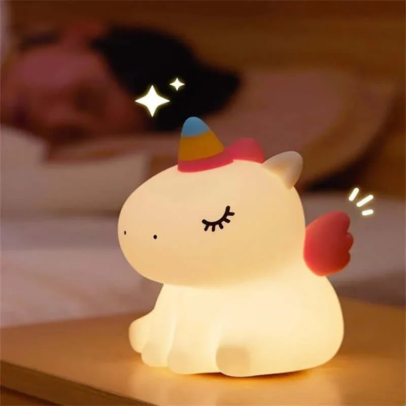 Unicorn touch lamp