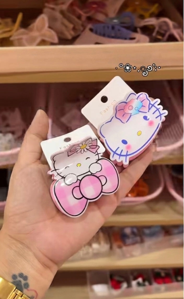 Hello kitty claw clip