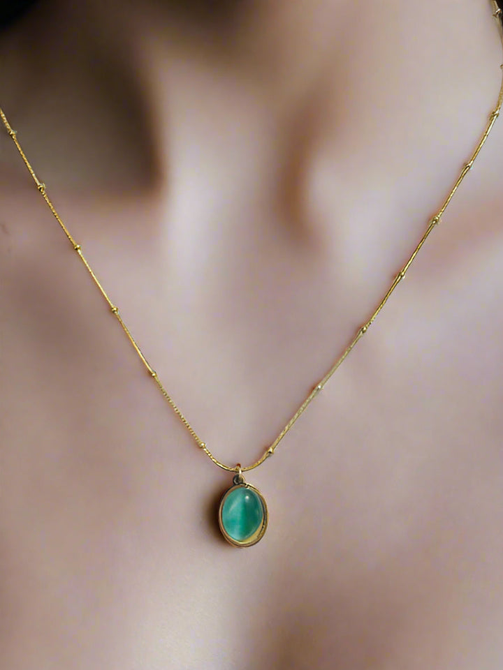 Aura blue neckpiece
