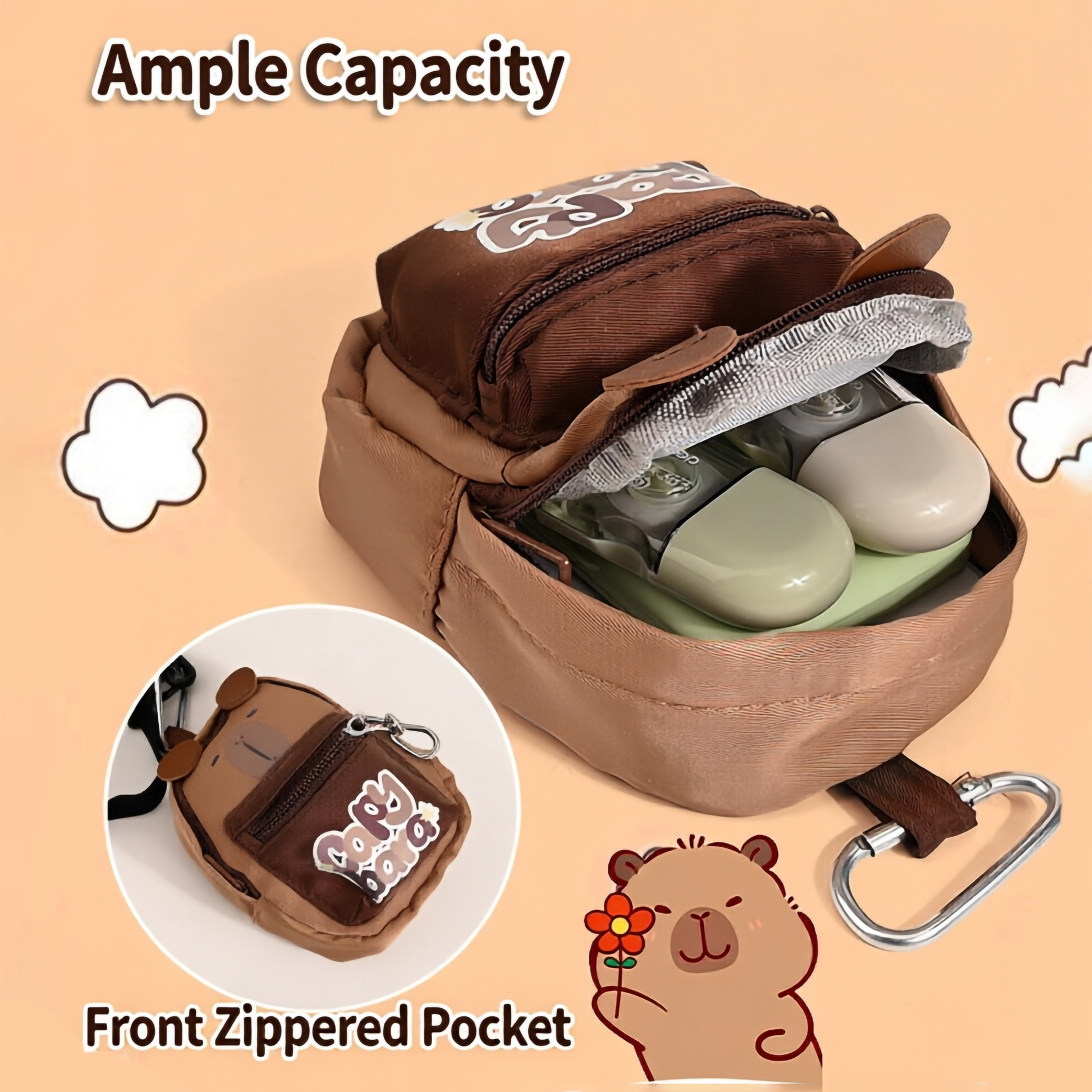 Kawaii animal sling bag