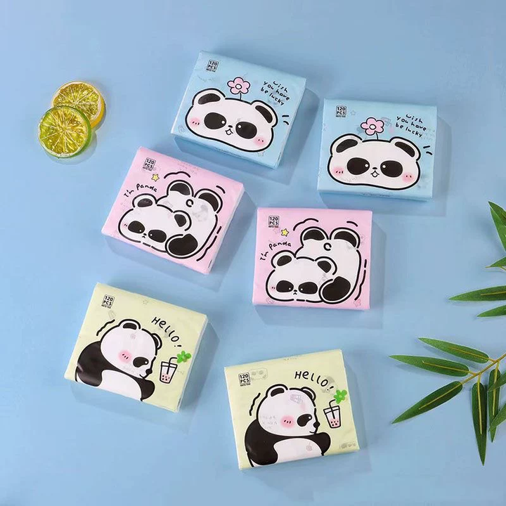 Kawaii panda tissue pack