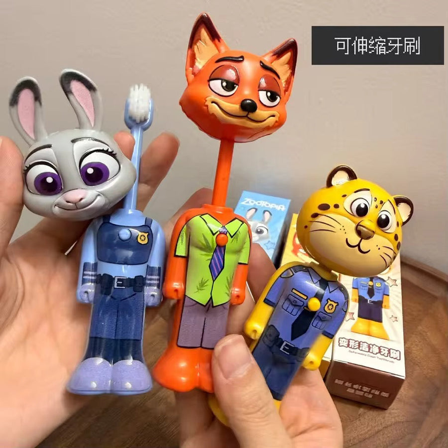 Kawaii zootopia toothbrush (with dust cover)