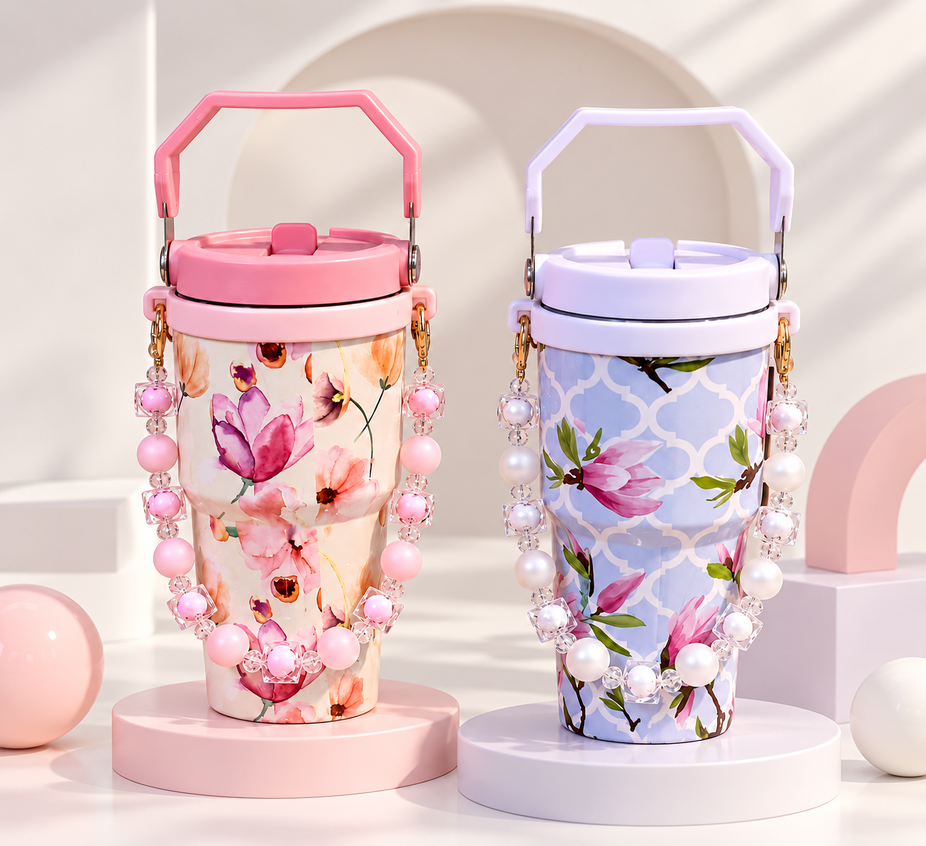 Kawaii bloom tumbler