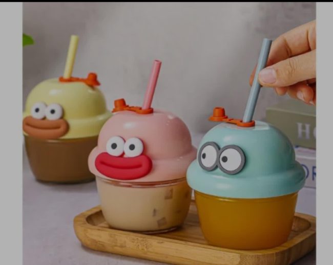 Cute mini glass sipper
