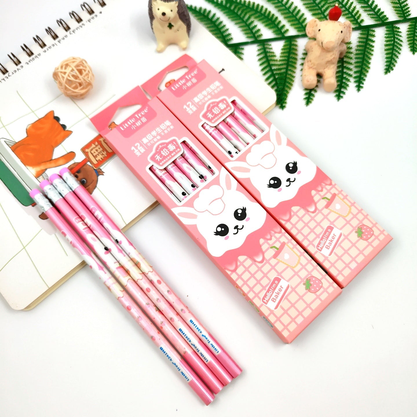 Kawaii pencil set