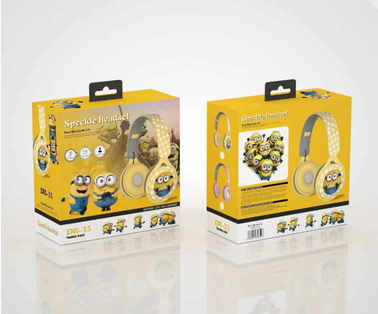 Minion themed headphone