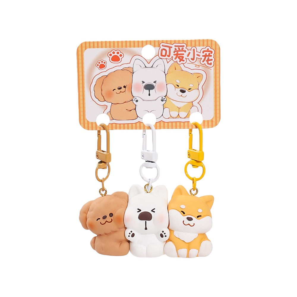 Trio bestie keychain set