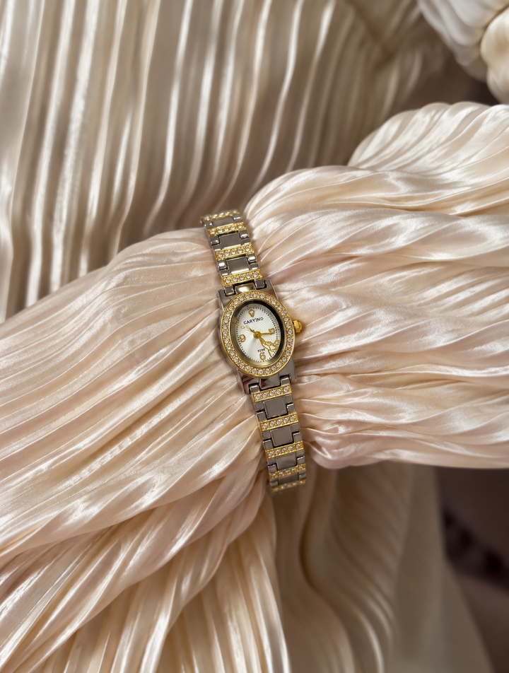 Celeste Éclat | Crystal Oval Watch