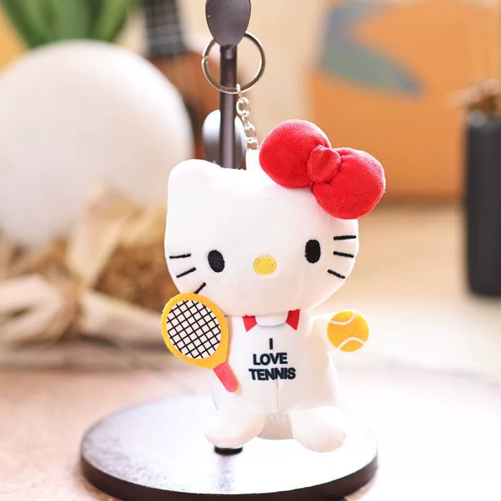 Tennis themed HK keychain